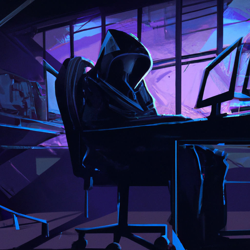 Digital cryptocurrency ecosystem visualization, gold and black theme, modern abstract art, glowin... (generated by AI)